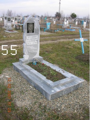 Памятник из мрамора стандарт 55 — ritualum.ru